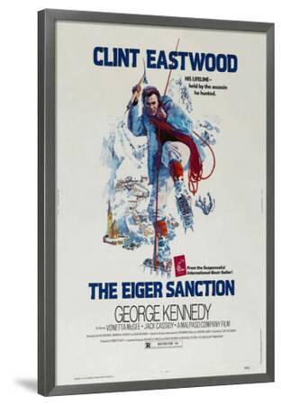 The Eiger sanction Clint Eastwood movie poster print
